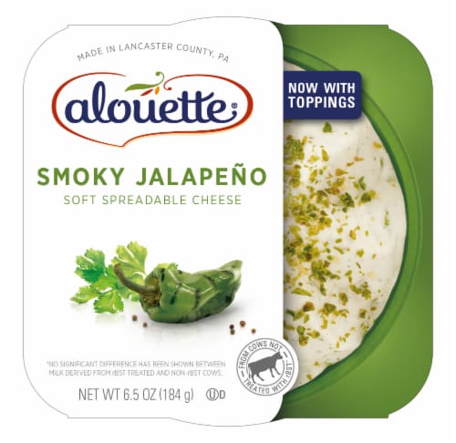 Alouette® Smokey Jalapeno Soft Spreadable Cheese Perspective: front