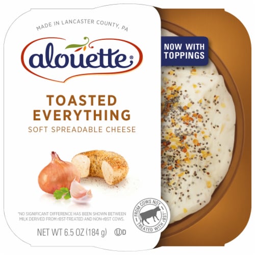 Alouette Toasted Everything Soft Spreadable Cheese Perspective: front