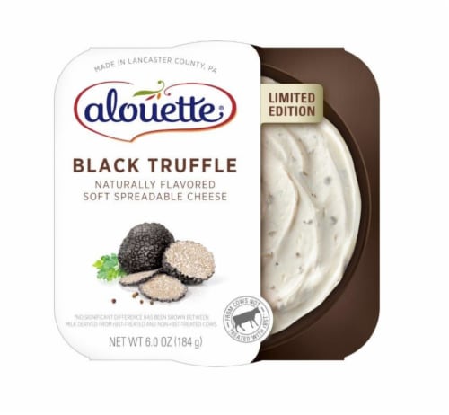 Alouette® Black Truffle Spreadable Cheese Perspective: front