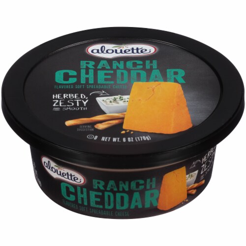 Alouette Ranch Cheddar Soft Spreadable Cheese Perspective: front