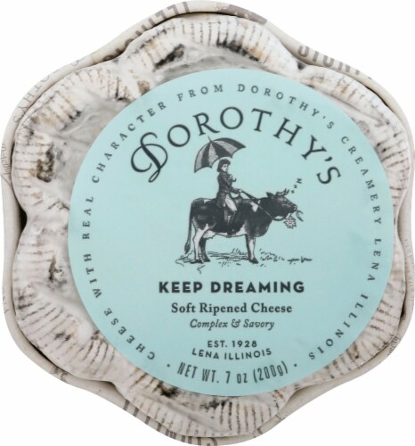 Dorothy's Keep Dreaming Soft Ripened Brie Cheese Perspective: front