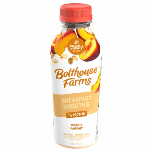 Bolthouse Farms® Peach Parfait Breakfast Smoothie Perspective: front