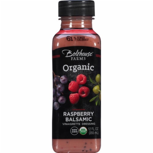 Bolthouse Farms Organic Raspberry Balsamic Vinaigrette Dressing Perspective: front