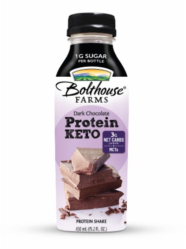 Bolthouse Farms® Protein Keto Dark Chocolate Shake Perspective: front