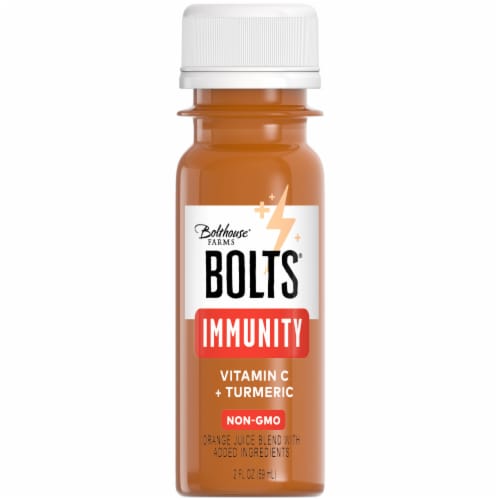 Bolthouse Farms Bolts® Immunity Turmeric Beverage Shot Perspective: front