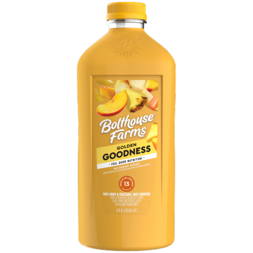 Bolthouse™ Farms Golden Goodness Fruit & Vegetable Juice Smoothie Perspective: front