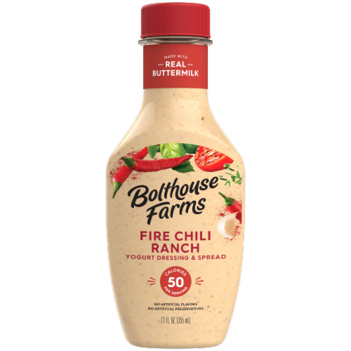 Bolthouse Farms Fire Chili Ranch Yogurt Dressing & Spread Perspective: front