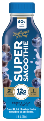 Bolthouse Farms Berry Acai Fusion Super Smoothie Perspective: front