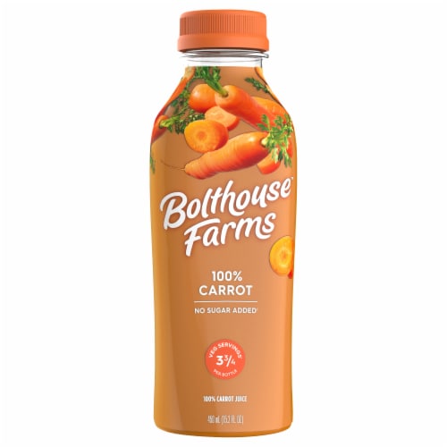 Bolthouse Farms® 100 Carrot Juice, 15.2 fl oz Fry’s Food Stores