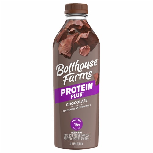 Bolthouse Farms Protein Plus Chocolate Shake Perspective: front