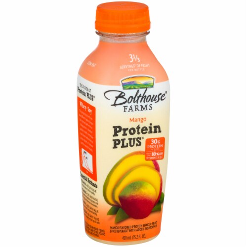 Bolthouse Farms® Mango Protein Plus Shake Perspective: front