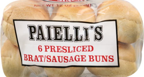 Paielli's Brat/Sausage Bun Perspective: front