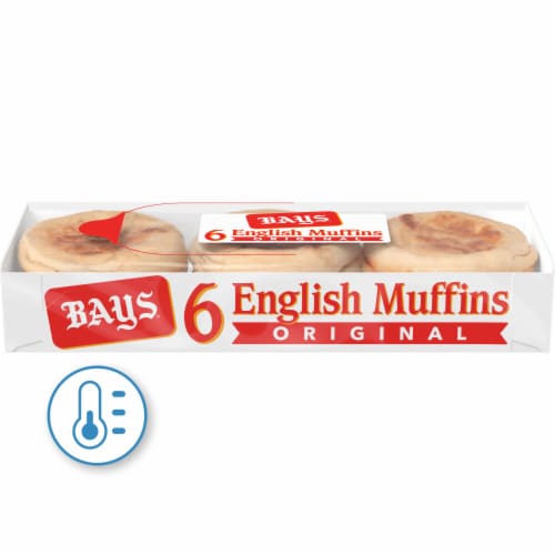 Bays Original English Muffins Perspective: front