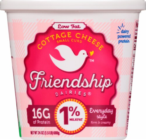 Friendship Daries® Cottage Cheese Small Curd Perspective: front