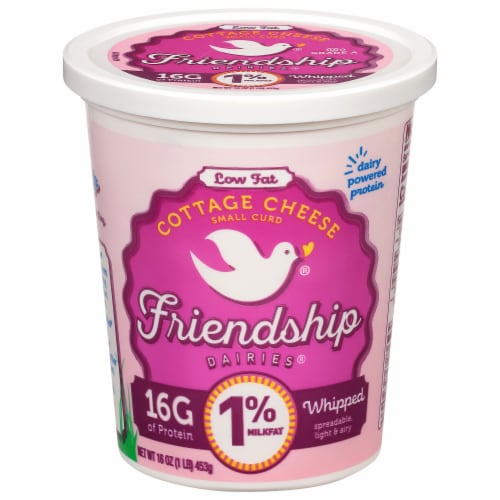 Friendship Dairies® Low Fat Whipped Cottage Cheese Perspective: front
