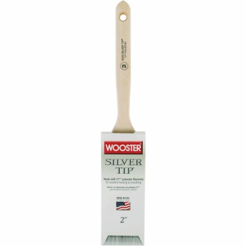 Wooster SILVER TIP 2 In. Chisel Trim Flat Sash Paint Brush 5220-2 Perspective: front