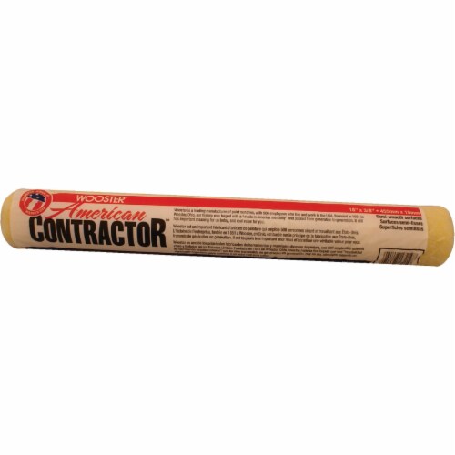 Wooster American Contractor 18 In. x 3/8 In. Knit Fabric Roller Cover R362-18 Perspective: front