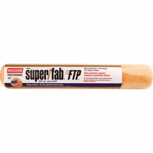 Wooster Super/Fab FTP 18 In. x 3/4 In. Knit Fabric Roller Cover RR925-18 Perspective: front