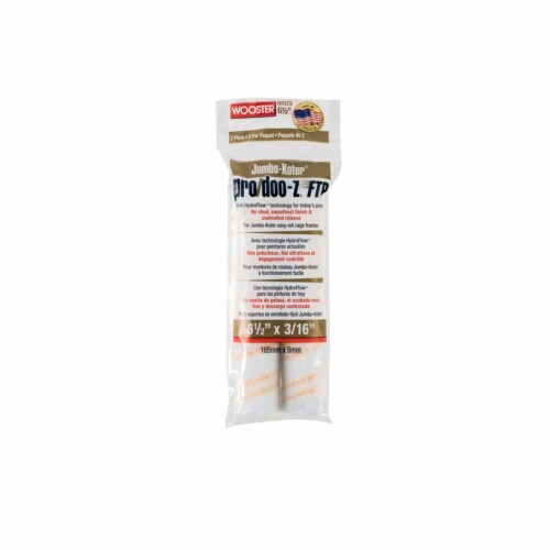 Wooster  Pro/Doo-Z FTP  Synthetic Blend  6-1/2 in. W x 3/16 in.  Mini  Paint Roller Cover  2 Perspective: front