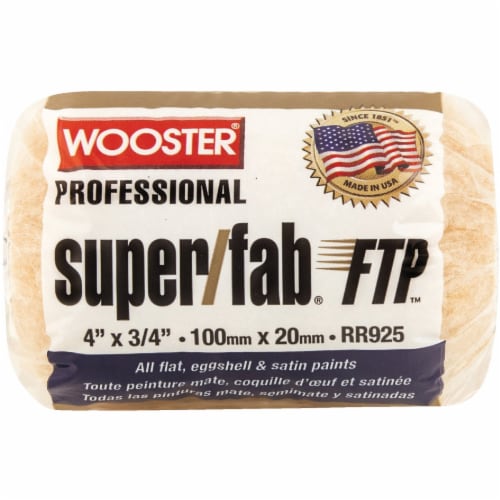 Wooster Super/Fab FTP 4 In. x 3/4 In. Knit Fabric Roller Cover RR925-4 Perspective: front
