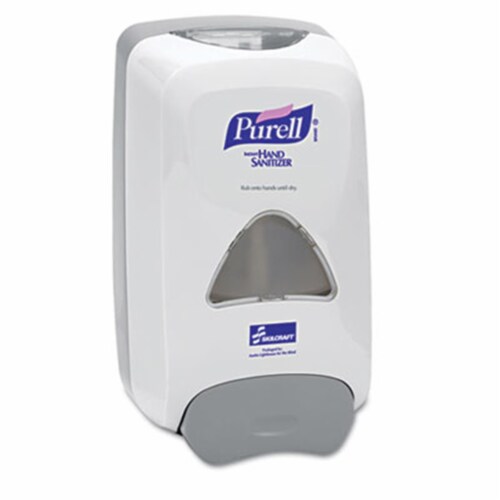 5512867 Skilcraft Purell Instant Hand Sanitizer Foam Dispenser Dove Gray Perspective: front