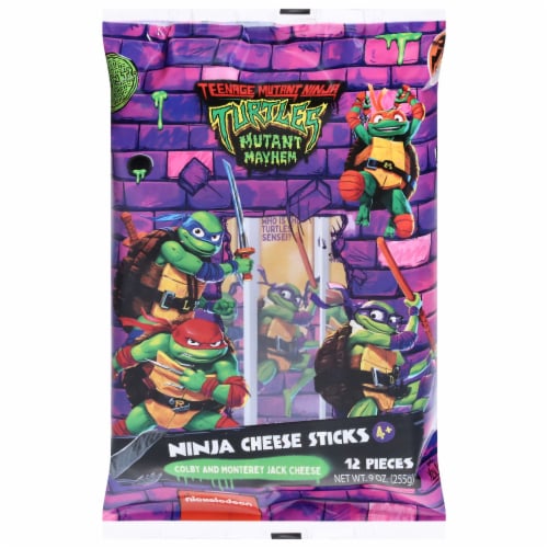 Nickelodean™ Teenage Mutant Ninja Turtles Colby Jack & Monterey Jack Cheese Sticks Perspective: front