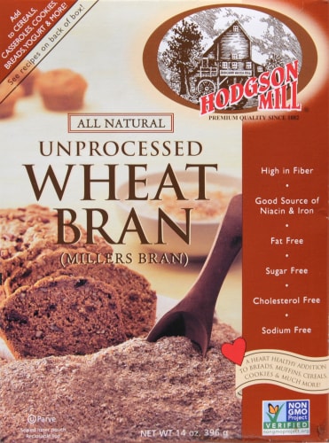 Hodgson Mill® Unprocessed Wheat Bran Perspective: front