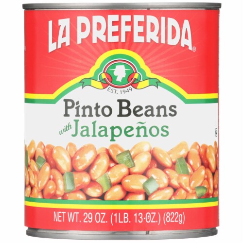 La Preferida® Pinto Beans with Jalapenos Perspective: front