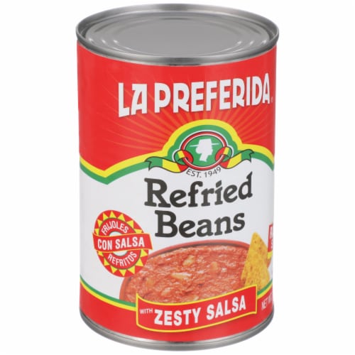 Pick N Save La Preferida Ranchero Style Refried Beans With Zesty Salsa 16 Oz