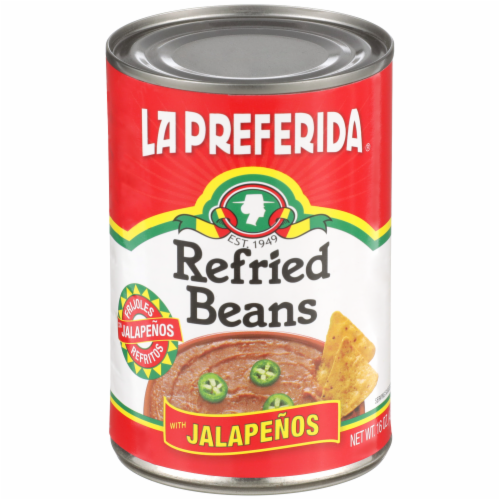 La Preferida® Refried Beans with Jalapenos Perspective: front