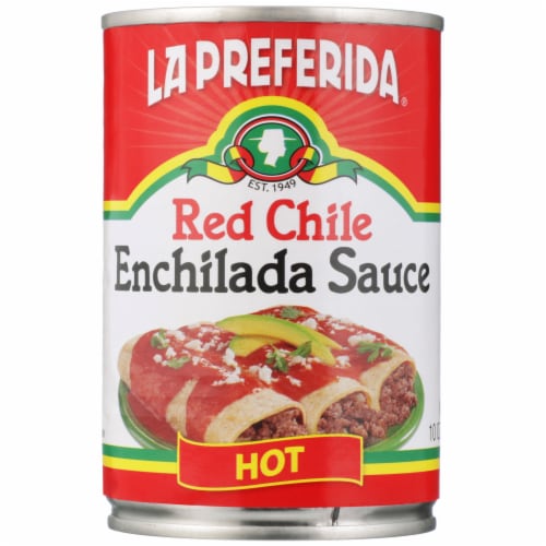 Mariano S La Preferida Red Chile Hot Enchilada Sauce 10 Oz