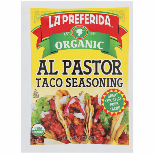 La Preferida® Al Pastor Taco Seasoning Perspective: front