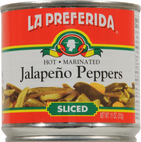La Preferida Sliced Hot Jalapeno Peppers Perspective: front