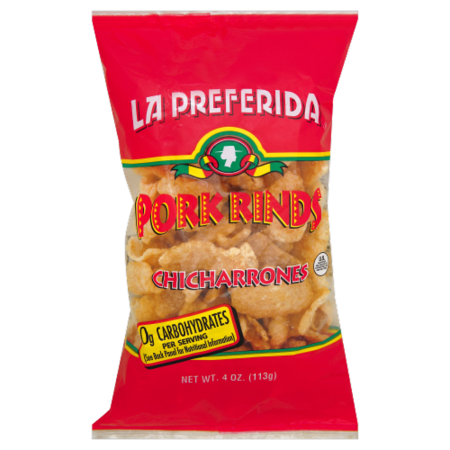 La Preferida Pork Rinds Chicharrones Perspective: front
