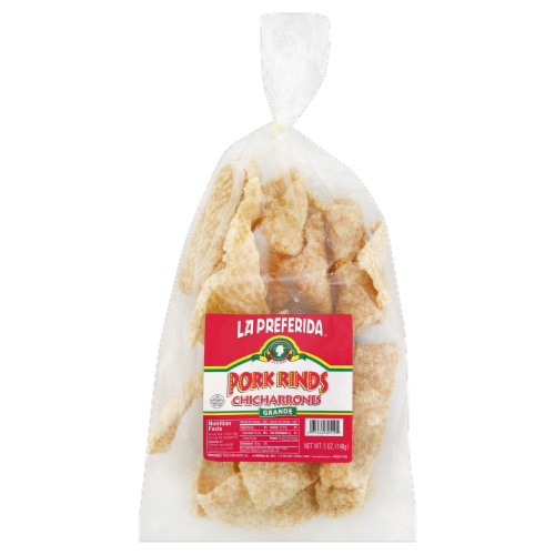La Preferida Pork Rinds Chicharrones Perspective: front