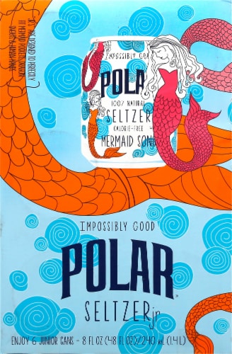 Polar® Mermaid Songs Seltzer Jr. Perspective: front