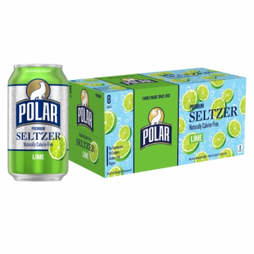 Polar® Lime Flavored Seltzer Water Cans