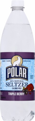 Polar Triple Berry Seltzer Bottled Water Perspective: front