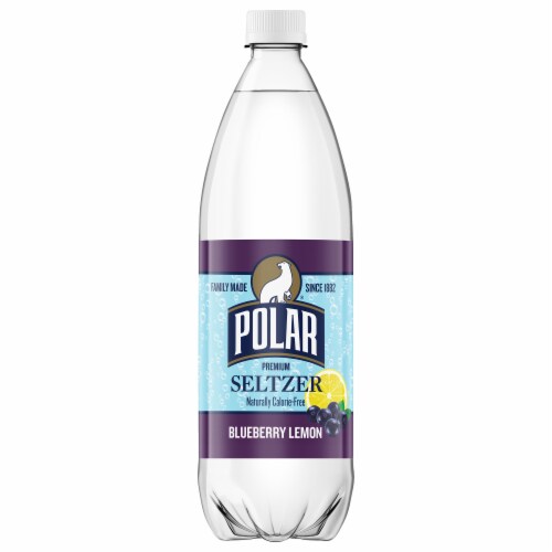 Polar® Blueberry Lemonade Flavored Seltzer Bottled Water Perspective: front