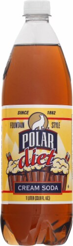 Polar Diet Cream Soda Perspective: front