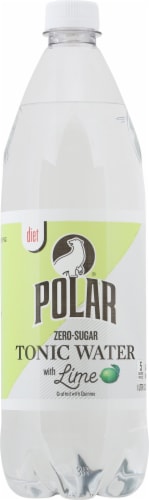 Polar® Zero Sugar Tonic Water with Lime Perspective: front