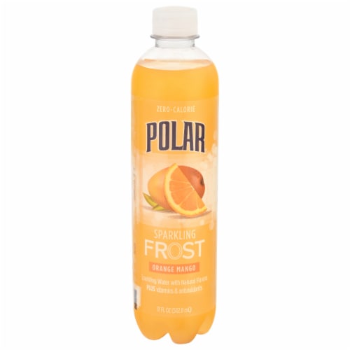 Polar® Frost Orange Mango Sparkling Water Perspective: front