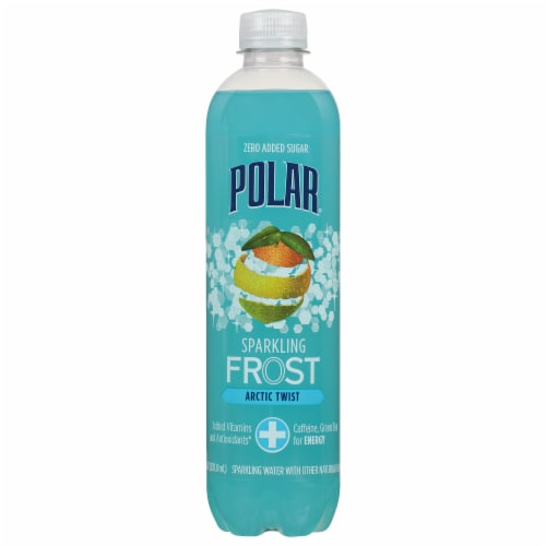 Polar® Frost Arctic Twist Flavored Sparkling Bottled Water Perspective: front