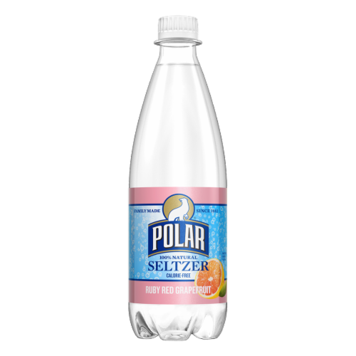 Polar Ruby Red Grapefruit Seltzer Perspective: front