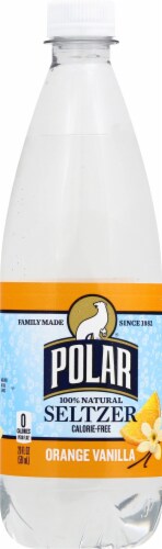 Polar Orange Vanilla Seltzer Perspective: front