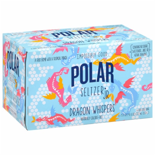 Polar® Dragon Whispers Flavored Seltzer Water Mini Cans Perspective: front