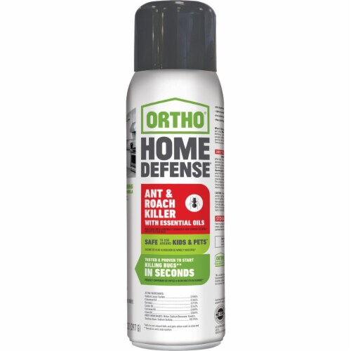 Ortho Home Defense 14 Oz. Aerosol Spray Ant & Roach Killer with Essential Oils Perspective: front