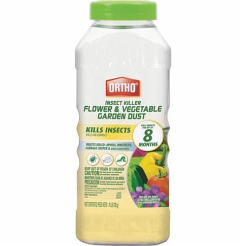 Scotts Ortho Roundup 232653 Insect Killer Flower & Vegetable Garden Dust Perspective: front