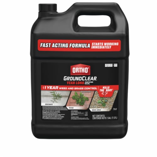Scotts Ortho Roundup 262073 2 gal Concentrate Groundclear Vegetation Killer Perspective: front