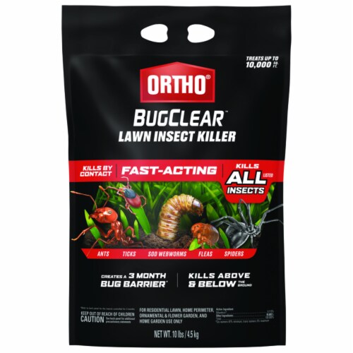 Ortho BugClear Granules Bug Killer 10 lb. Total Qty 4, Case of 4